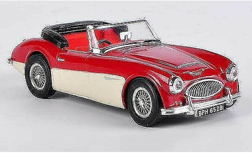 Austin Healey 3000 roadster 1/43 Vitesse open tartan red/ivory diecast model cars