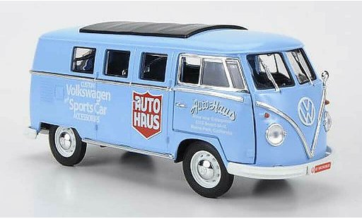 Volkswagen Combi Base 1/18 Greenlight T1 Samba Autohaus - Custom and Sports Car Accessories 1962 diecast model cars