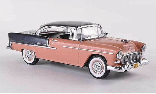 Chevrolet Bel Air Coupe 1/43 Vitesse 1955 2-Door Hardtop red brown/grey diecast model cars