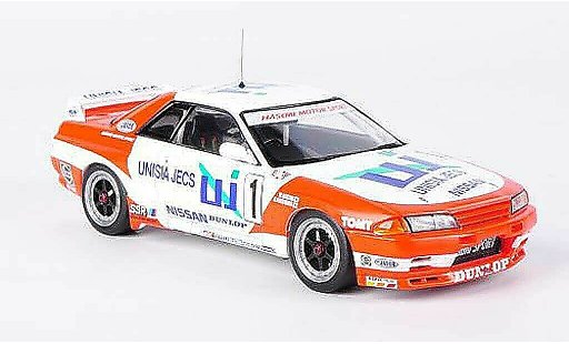 Nissan Skyline R32 1/43 HPI GT-R No.1 Unisia Jecs M.Hasemi / H.Fukuyama JTC Mine 1993 diecast model cars