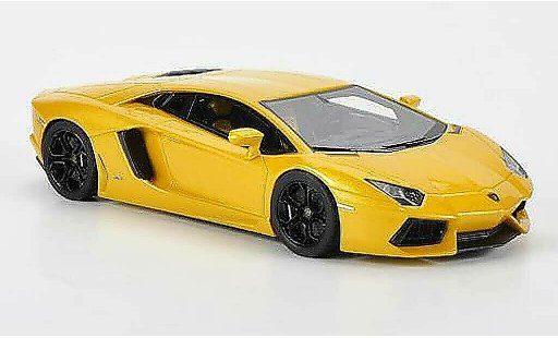Lamborghini Aventador LP700-4 1/43 Fujimi yellow diecast model cars