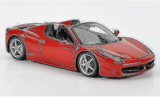 Ferrari 458 Italia Spider 1/43 Fujimi red 2012 diecast model cars