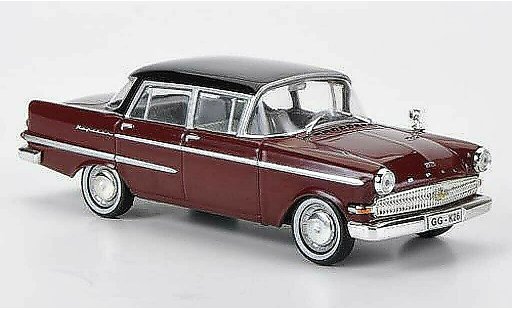 Opel Kapitan P2.6 1/43 WhiteBox red/black diecast model cars