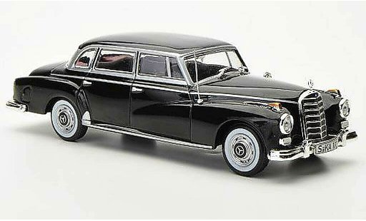 Mercedes 300 Base 1/43 WhiteBox black 1957 diecast model cars