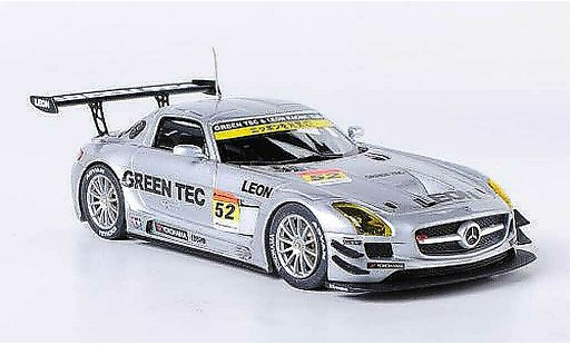 Mercedes SLS GT3 1/43 Ebbro AMG No.52 Green Tec & Leon Super GT300 2012 H.Takeuchi/H.Kupinkwa diecast model cars