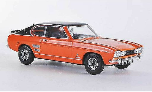 Ford Capri 1600 1/43 Vanguards Mk1 GT XLR orange/mattblack RHD diecast model cars