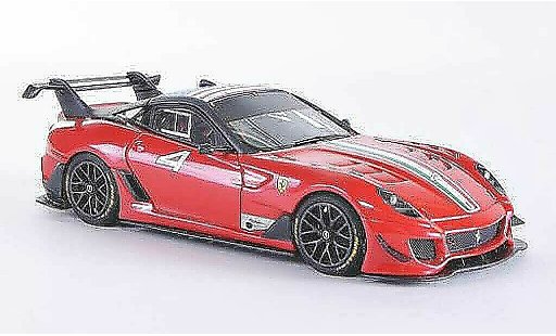 Ferrari 599 XX 1/43 Look Smart EVO No.4 red F1 2009 with Trikolore and US-Flagge diecast model cars