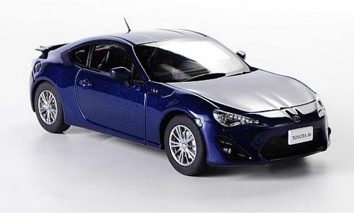 Toyota 86 2012 1/43 Ebbro blue RHD diecast model cars