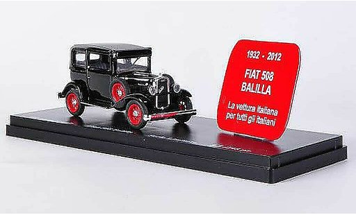 Fiat 508 Balilla 1/43 Rio black 80. Jahrestag - 1932 / 2012 diecast model cars