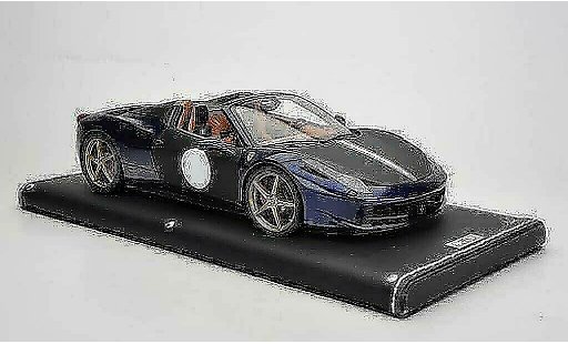 Ferrari 458 Italia Spider 1/18 MR Collection blue/matt black diecast model cars