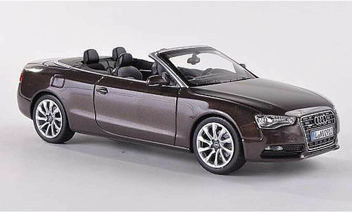 Audi A5 cabriolet 1/43 Norev Convertible brown 2012 diecast model cars