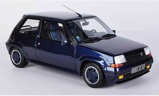 Renault 5 Alain Oreille 1/18 Ottomobile GT Turbo blue diecast model cars