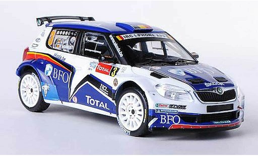 Skoda Fabia S2000 1/43 IXO No.3 BFO F.Loix / F.Miclotte Rally Ypern 2011 diecast model cars