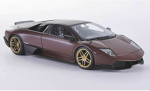 Lamborghini Murcielago LP670-4 1/43 Look Smart SV Fixed Wing mattbrown diecast model cars