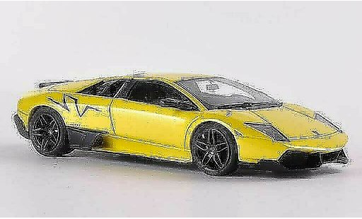 Lamborghini Murcielago LP670 1/43 Look Smart SV Fixed Wing yellow diecast model cars