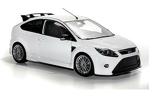 Ford Focus RS 1/18 Minichamps MkII white 2010 diecast model cars