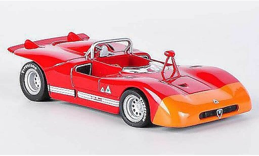 Alfa Romeo 33.3 prototipo 1/43 M4 1971 red/orange diecast model cars