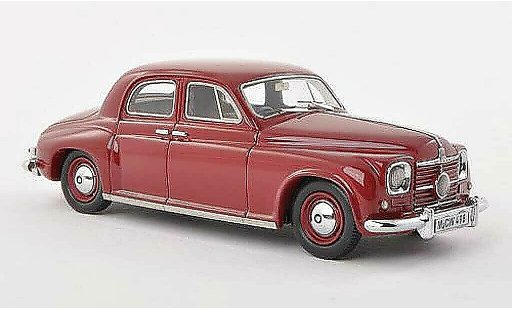 Rover P4 75 Base 1/43 Neo black-red RHD limitee edition 300 piece 1949 diecast model cars
