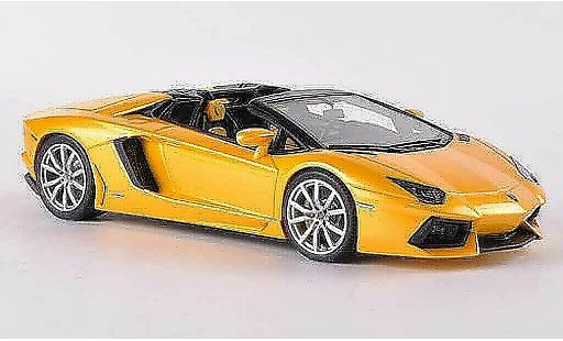 Lamborghini Aventador LP700-4 1/43 Look Smart Roadster met.yellow diecast model cars