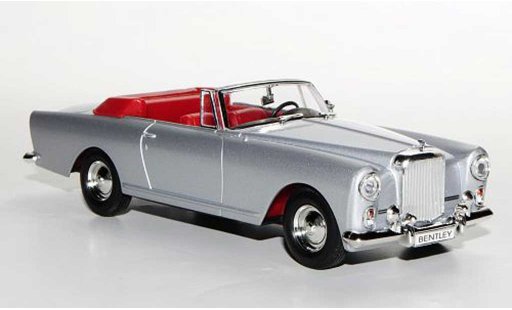 Bentley Continental cabriolet 1/43 Yat Ming S2 DHC Park Ward grey LHD diecast model cars