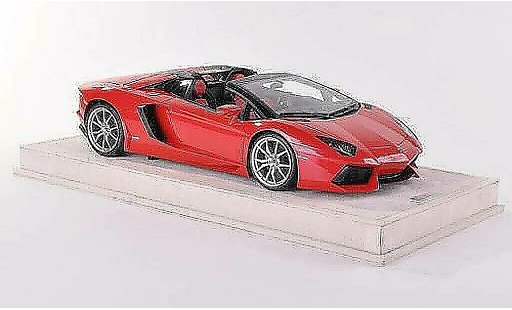 Lamborghini Aventador LP700-4 1/18 MR Collection Roadster red diecast model cars