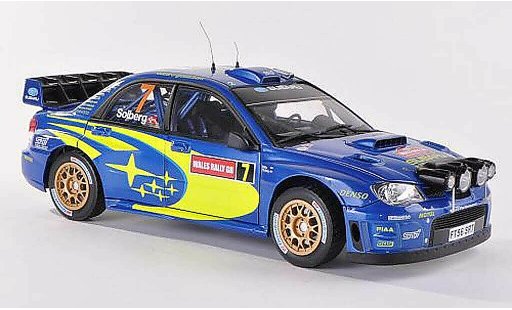 Subaru Impreza WRC 1/18 Sun Star No.7 Rally Wales 2007 diecast model cars