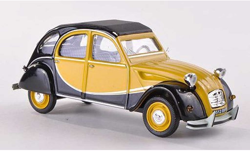 Citroen 2CV V6 1/43 Vitesse Charleston yellow/black 1982 diecast model cars