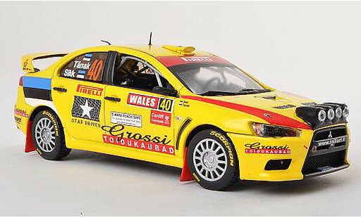 Mitsubishi Lancer Evolution X 1/43 Vitesse No.40 Rally of Great Britain 2010 diecast model cars