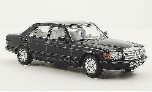 Mercedes 500 Base 1/43 WhiteBox (W126) black 1979 diecast model cars