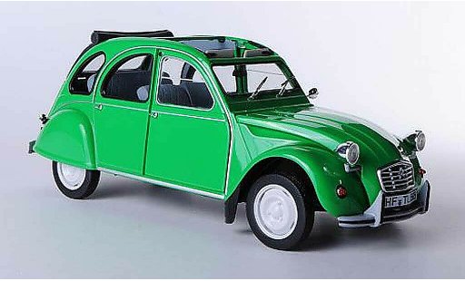 Citroen 2CV V6 1/18 Norev Club green 1987 diecast model cars