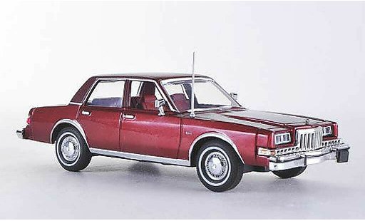 Dodge Diplomat Berline 1/43 American Heritage Models red/red 1985 diecast model cars