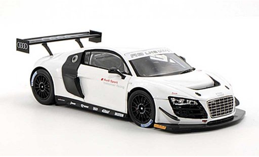 Audi R8 lms 1/43 Spark Ultra white Plain Body Version 2012 diecast model cars