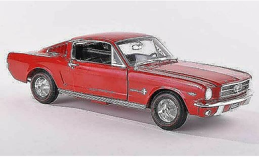 Ford Mustang Fastback 1/43 Ertl 2+2 red diecast model cars