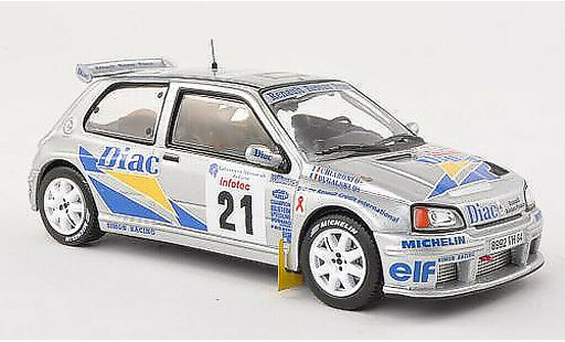 Renault Clio Maxi 1/43 IXO No.21 Diac Tour de Corse 1995 P.Bugalski/J.P.Chiaroni diecast model cars