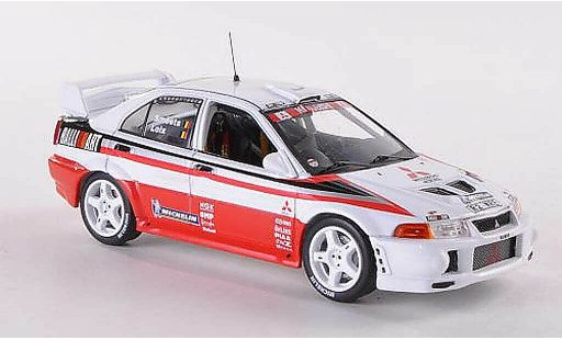 Mitsubishi Lancer Evolution VI 1/43 IXO Ralliart Loix/Smeets Testversion 1999 diecast model cars