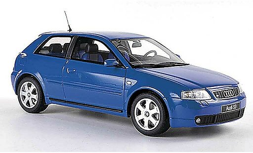 Audi S3 berline 1/18 Ottomobile (MK2) blue diecast model cars