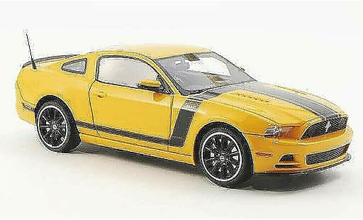Ford Mustang Boss 302 1/43 Schuco yellow diecast model cars
