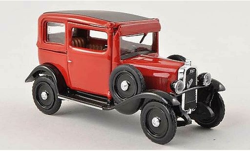 Fiat 508 Balilla 1/43 Rio red/black 1932 diecast model cars