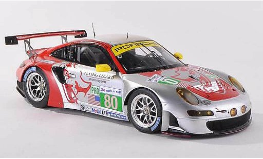 Porsche 911 GT3 RSR 1/43 Spark 2012 No.80 vol Lizard Motorsports 24h Le Mans J.Bergmeister/M.Hozler/P.Long diecast model cars