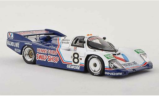 Porsche 962 1985 1/43 Spark No.8 Valvoline 24h Daytona A.J.Foyt/B.Wollek/A.Unser/T.Boutsen diecast model cars