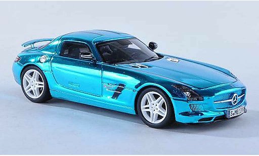 Mercedes SLS Coupe 1/43 Spark AMG E-conduire -blue 2012 diecast model cars