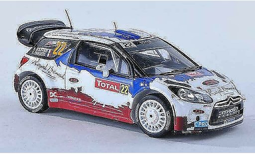 DS Automobiles DS3 WRC 2013 1/43 Spark No.22 royal Bernard Rally Monte Carlo B.Bouffier/X.Panseri diecast model cars
