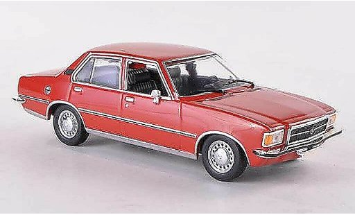 Opel Rekord D 1/43 Minichamps red 1975 diecast model cars