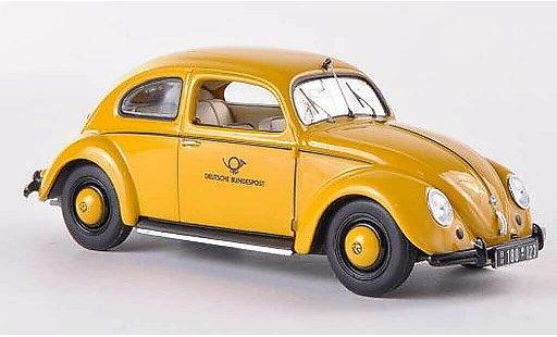 Volkswagen Kafer Base 1/43 Minichamps 1200 Export Deutsche Bundespost 1951 diecast model cars