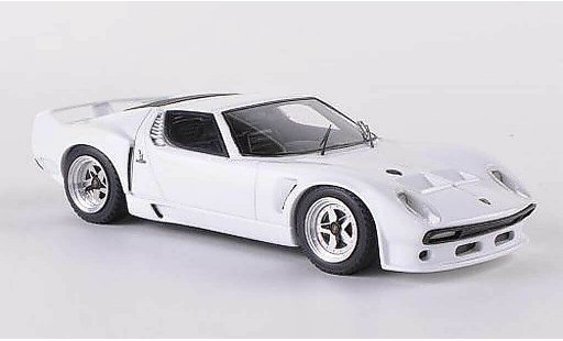Lamborghini Miura SVJ 1/43 Look Smart Hard Top white 1966 diecast model cars