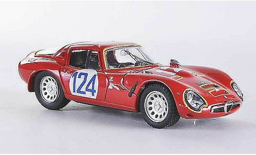 Alfa Romeo Giulia TZ2 1/43 Best Targa Florio No.124 1967 Sangri-la/Federico diecast model cars