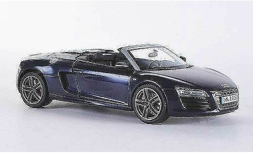 Audi R8 spyder 1/43 Schuco blue 2012 diecast model cars