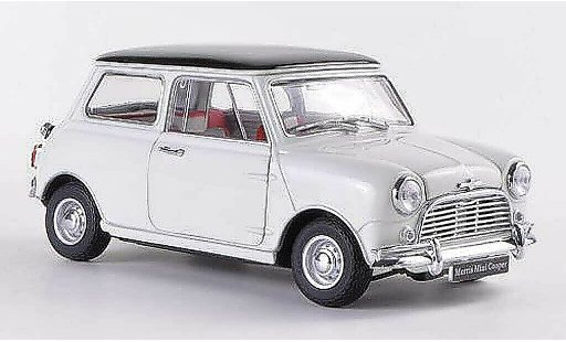 Austin Mini cooper s 1/18 Kyosho MkI 1275S white/black RHD diecast model cars