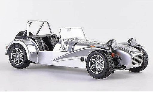 Caterham Super Seven roadster 1/18 Kyosho grey/grey/black RHD diecast model cars