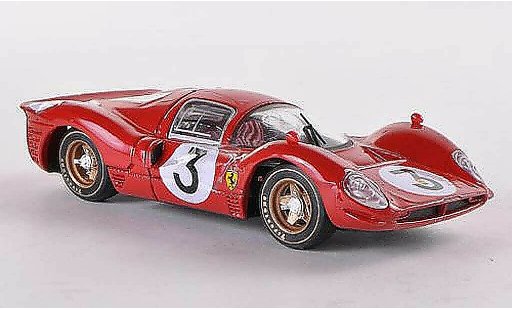 Ferrari 330 P4 1/43 Brumm Nr.3 Bandini-Amon 1000Km Monza 1967 diecast model cars